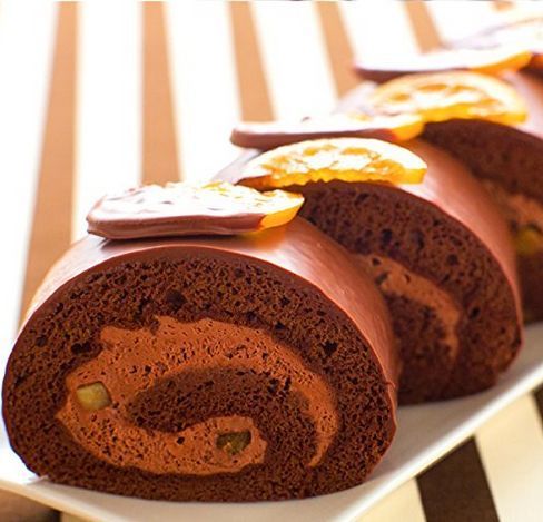 ロールケーキの通販 オレンジが爽やかに香る花月堂のショコランジュ 15年注目 チョコレートケーキでプチ贅沢特集