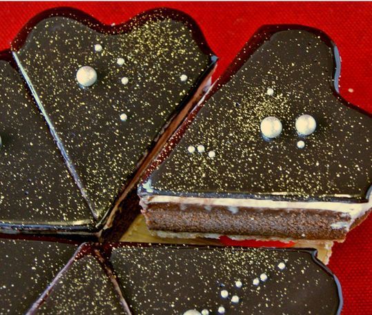 チョコレートケーキ 星空が降りてきたような美しさ 通販で人気 チョコレートケーキでプチ贅沢特集